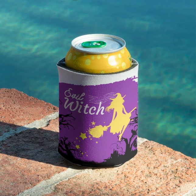 Rafraîchisseur Pour Canette Collection de timbres Halloween "Evil Witch" (Piscine in situ)