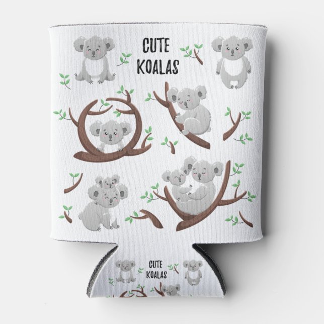 Rafraîchisseur Pour Canette collection koala ours Cool Koala, Support Austral (Devant)