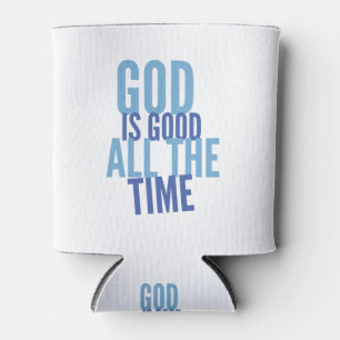 Rafraîchisseur Pour Canette Colorful God Is Good All The Time - Christian