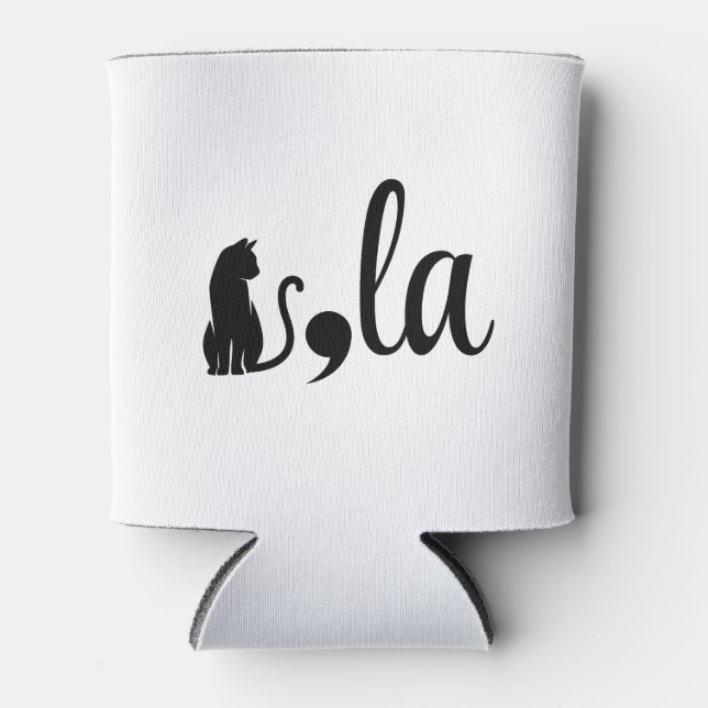 Rafraîchisseur Pour Canette Comma La Kamala Harris - maman chat pour Kamala (Devant)