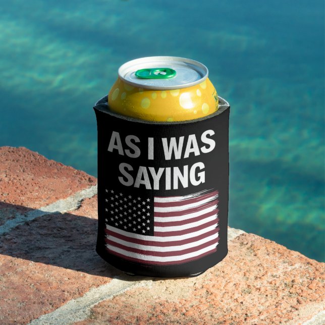 Rafraîchisseur Pour Canette Comme Je Le Disais Drôle Politique Trump 2024 (Piscine in situ)