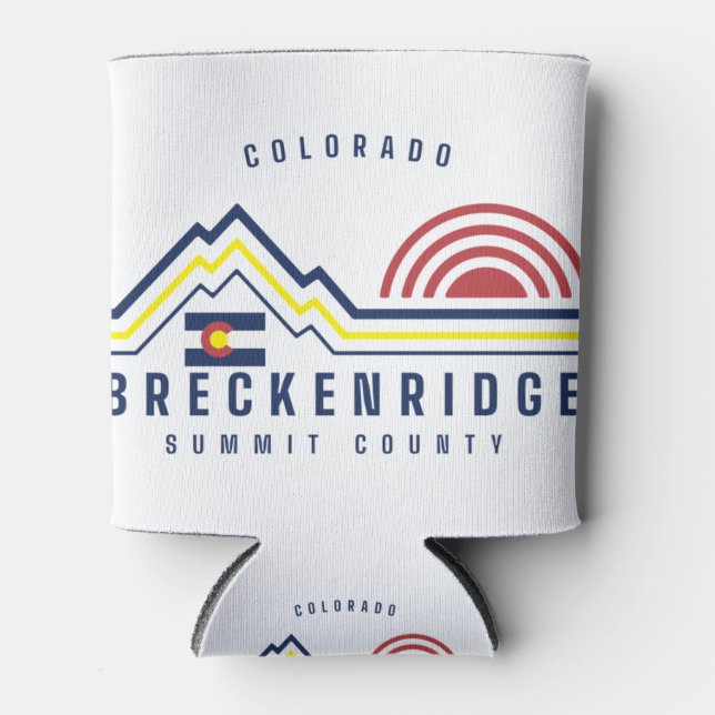 Rafraîchisseur Pour Canette Comté du Sommet de la montagne de Breckenridge (Devant)