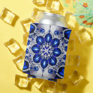 Rafraîchisseur Pour Canette Conception Can Cooler avec Bleu Blanc