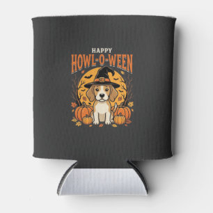 Rafraîchisseur Pour Canette Conception de Beagle Halloween Howl-O-Ween Chien C