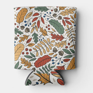 Rafraîchisseur Pour Canette Conception de Carré feuille couleur automne