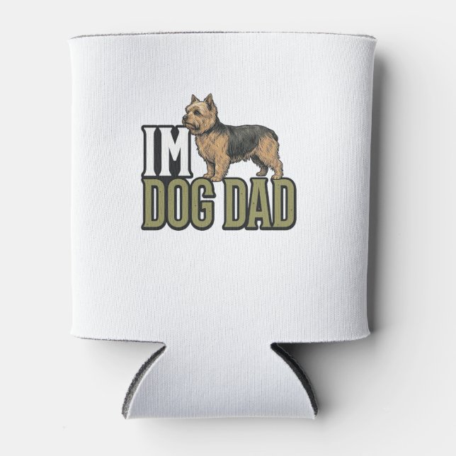 Rafraîchisseur Pour Canette Conception de chemise avec gravure de Terrier de p (Devant)