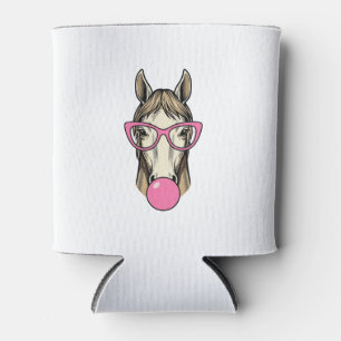 Rafraîchisseur Pour Canette Conception de chemise de lunettes roses bulles de
