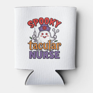 Rafraîchisseur Pour Canette Conception de chemise fantôme Halloween Infirmière