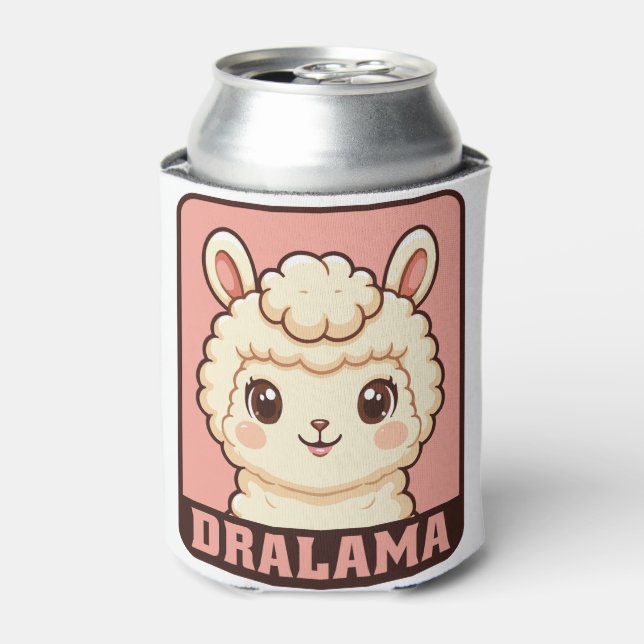 Rafraîchisseur Pour Canette Conception d'illustration de lama mignon (Can devant)