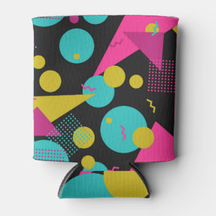 Rafraîchisseur Pour Canette Conception géométrique Memphis des années 80 rétro