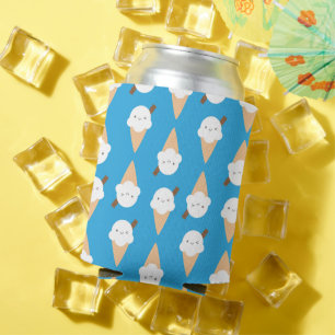 Rafraîchisseur Pour Canette Cônes de crème glacée Kawaii