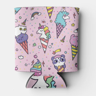 Rafraîchisseur Pour Canette Cônes de crème glacée mignonne