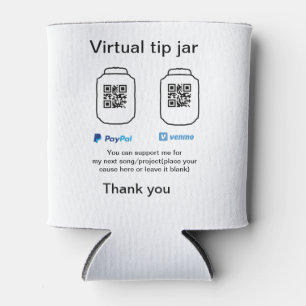 Rafraîchisseur Pour Canette Conseil virtuel jar q r code argent don PayPal ven