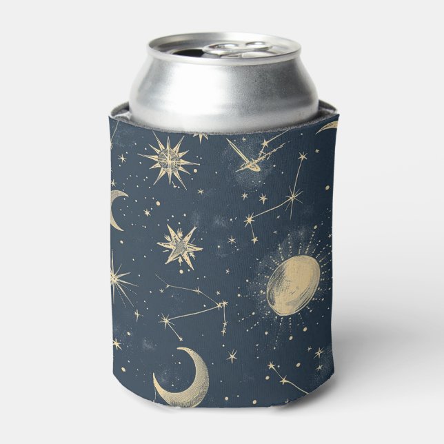 Rafraîchisseur Pour Canette Constellation céleste - Nuit étoilée (2) (Can devant)