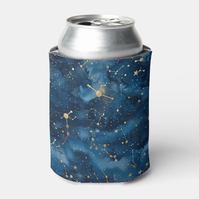 Rafraîchisseur Pour Canette Constellation céleste - Nuit étoilée (7) (Can devant)