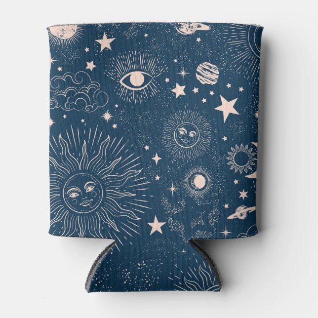 Rafraîchisseur Pour Canette Constellations galactiques : Conception de Motif s (Devant)