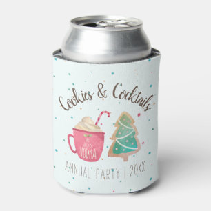 Rafraîchisseur Pour Canette Cookies & Cocktails Drôle Fête de Noël Favoriser