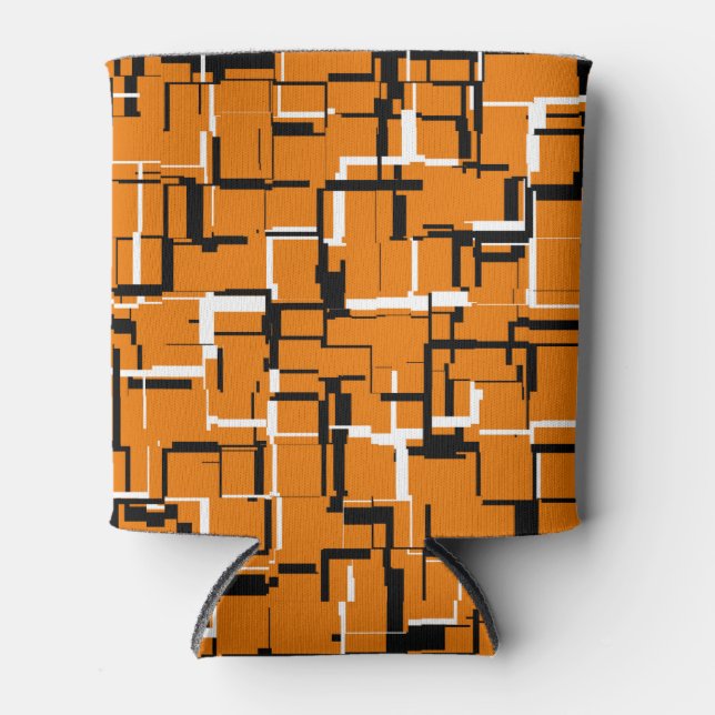 Rafraîchisseur Pour Canette COOL orange noir blanc (Devant)