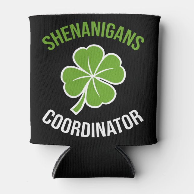 Rafraîchisseur Pour Canette Coordinateur de Shenanigans St Patrick's Day (Devant)