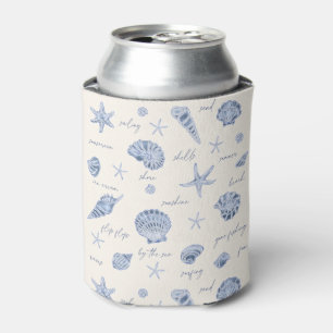 Rafraîchisseur Pour Canette Coques Starfish Sun Fun Texte bleu ID918