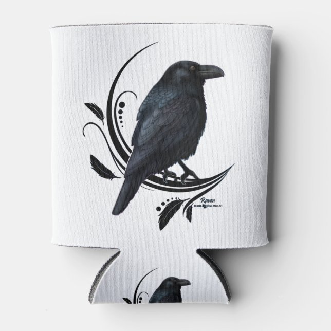 Rafraîchisseur Pour Canette Corbeau (Devant)