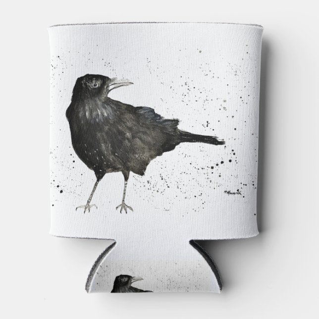 Rafraîchisseur Pour Canette Corbeau (Devant)