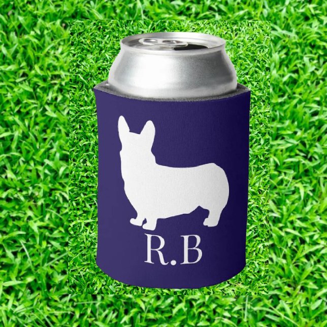 Rafraîchisseur Pour Canette Corgi Perfect Cadeau bleu marine (Celebrate your love for Corgis on the green! Discover our delightful Corgi Lovers Golf)