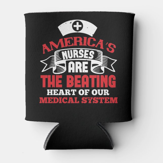 Rafraîchisseur Pour Canette Corona Nurses - Les infirmières américaines (Devant)