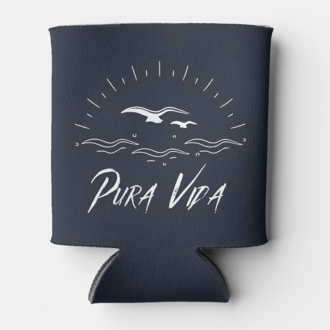 Rafraîchisseur Pour Canette Costa Rica de Pura Vida Beach Surfer (Devant)