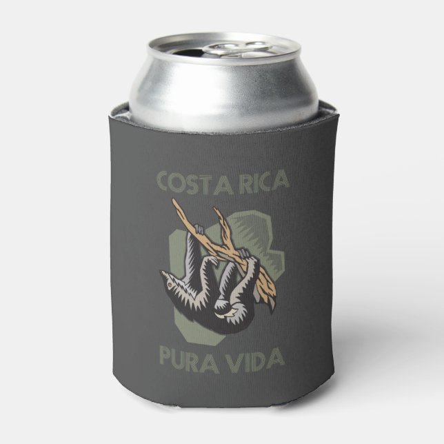 Rafraîchisseur Pour Canette Costa Rica Sloth Souvenir (Can devant)