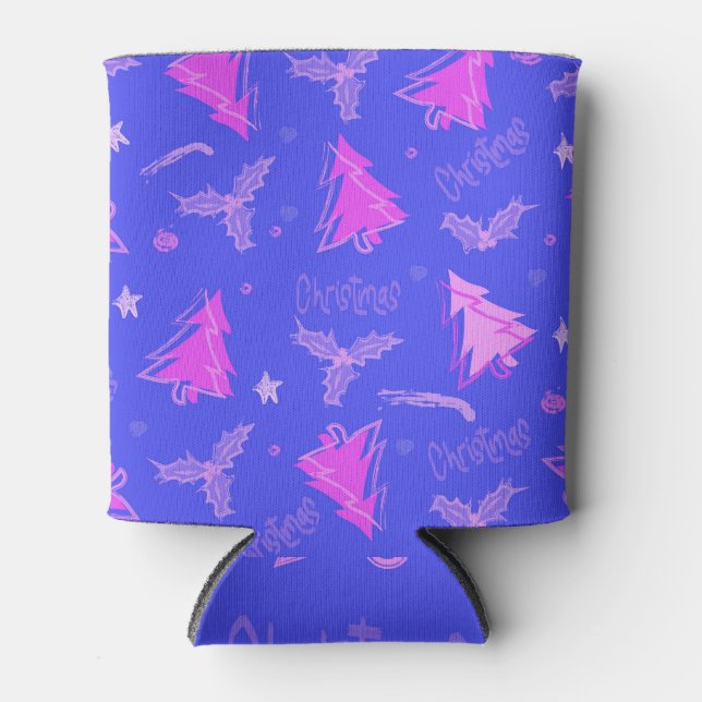 Rafraîchisseur Pour Canette Costubby Holder Christmas Tree Dopamine Effet (Devant)