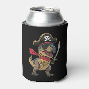 Rafraîchisseur Pour Canette Costume de dinosaure pirate T-Rex drôle d'Hallowee