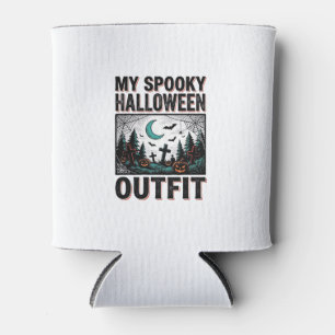 Rafraîchisseur Pour Canette Costume Halloween effrayant Vintage Graveyard Tee_