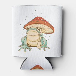 Rafraîchisseur Pour Canette Cottage frog with mushroom