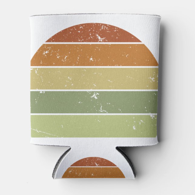 Rafraîchisseur Pour Canette Coucher de soleil rétrograde (Devant)