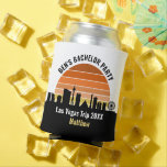 Rafraîchisseur Pour Canette Coucher de soleil sur le Strip de Las Vegas, vacan<br><div class="desc">Refroidisseur de boisson personnalisé avec vue sur la skyline de Las Vegas au coucher de soleil pour vos vacances en famille ou votre enterrement de vie de garçon dans la ville des lumières. Jouez du lever au coucher du soleil dans cette ville et gardez-en le souvenir avec ce souvenir.</div>