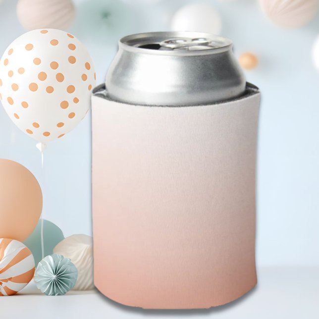 Rafraîchisseur Pour Canette couleur pastel printanier rose pâle (spring pastel color blush peach ombre dusty pink can cooler)