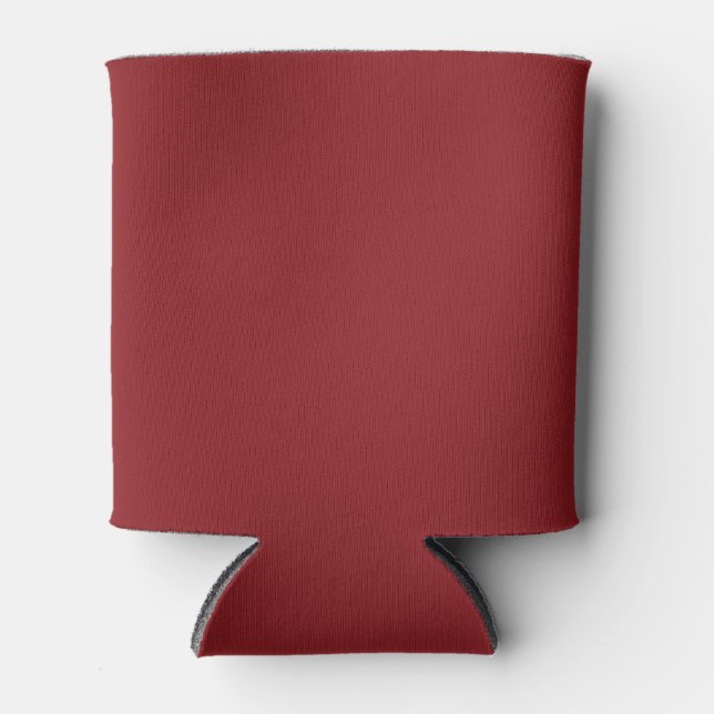Rafraîchisseur Pour Canette Couleur Uni Cranberry Profond (Devant)