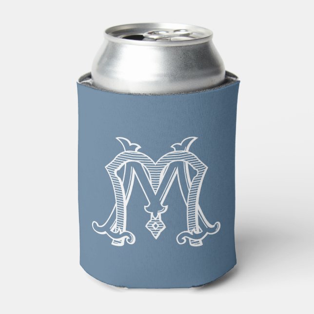 Rafraîchisseur Pour Canette COULEURS ÉDITABLES MM Monogram MM Crest Cosy (Can devant)
