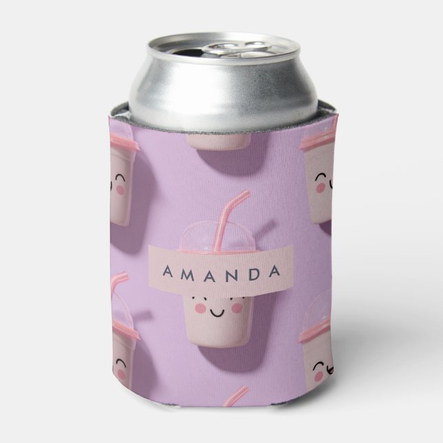 Rafraîchisseur Pour Canette Coupe personnalisée Cute Kawaii Pastel Smoothie (Can devant)