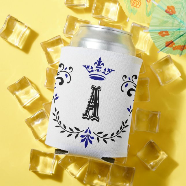 Rafraîchisseur Pour Canette Couronne Wreath A Monogramme (Été in situ)