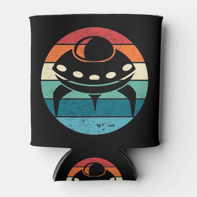 Rafraîchisseur Pour Canette Couset rétro UFO (Devant)