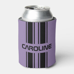 Rafraîchisseur Pour Canette Coutume Violet violet noir course automobile Sport