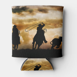 Rafraîchisseur Pour Canette Cow-boys lassant et bétail Country Western