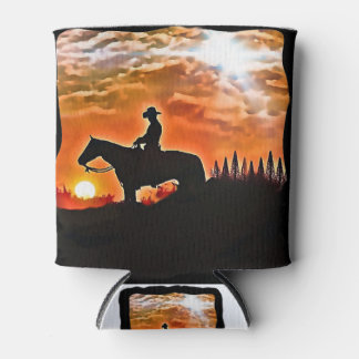 Rafraîchisseur Pour Canette cowboy au soleil