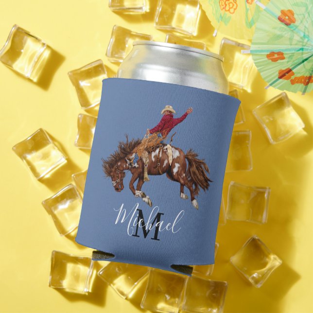 Rafraîchisseur Pour Canette Cowboy rodéo (Été in situ)