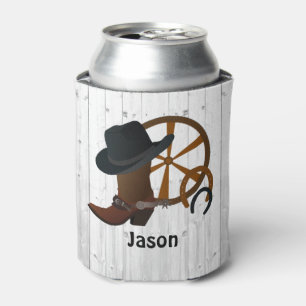 Rafraîchisseur Pour Canette Cowboy Rustic Personnalisé