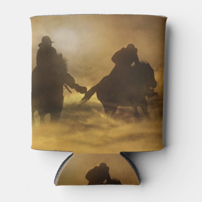 Rafraîchisseur Pour Canette Cowboys Country Western Riding (Devant)