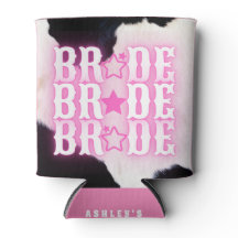 Cowgirl Bride Howdy Porte-canette personnalisé