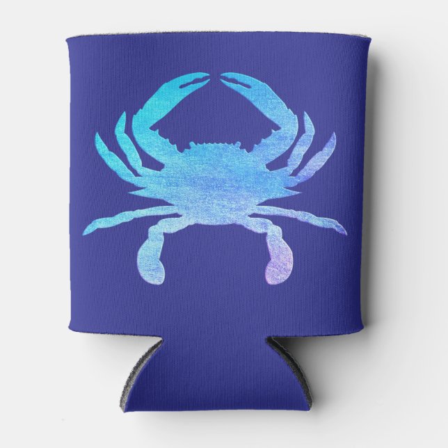 Rafraîchisseur Pour Canette Crabe bleu (Devant)